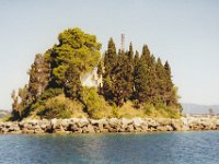 Die Mäuseinsel vor Corfu Stadt